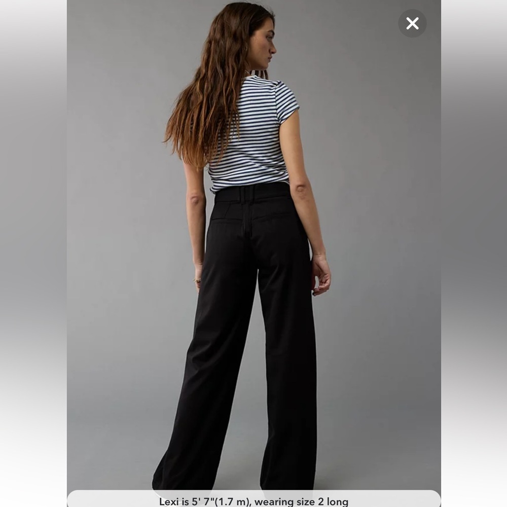 Your new fave power pant for the office, school. Wide leg  pants